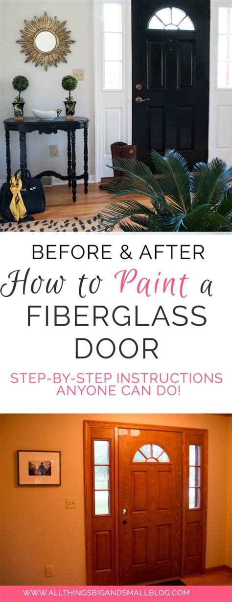 How To Paint Fiberglass Door | Fiberglass door, Painted front doors, Painting fiberglass door