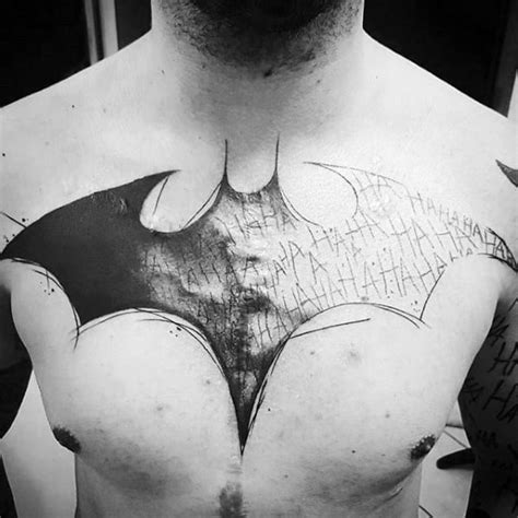 50 Batman Symbol Tattoo Designs For Men - Superhero Ink Ideas