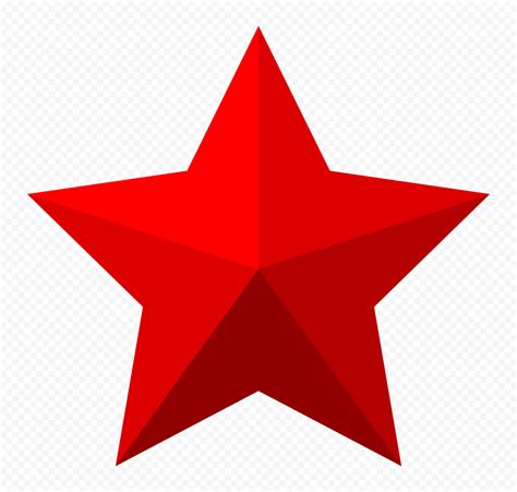 HD Red Star Transparent Background | Citypng