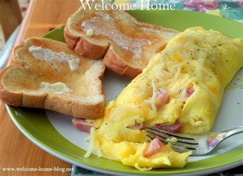 healthy ham and cheese omelette recipe - Scarlet Leavitt