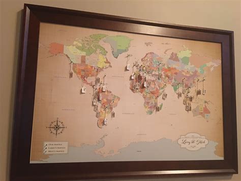 Personalized Travel Map With Pins - Asia Map For Kids