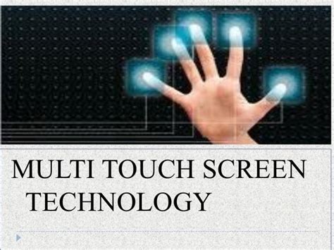 multi touch screen