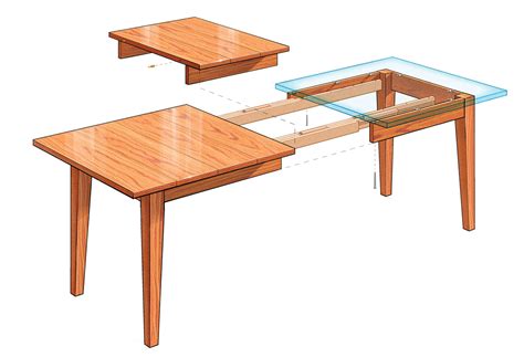 Woodworking Plans Extension Dining Table | Easy-To-Follow How To build a DIY Woodworking ...