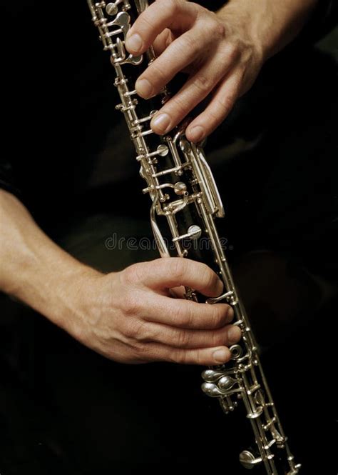 Oboe Musical Instrument of Symphony Orchestra. Stock Photo - Image of isolated, detail: 19462872