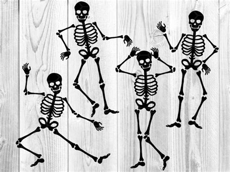 Halloween Skeleton SVG Instant Digital Download Creative DIY Vinyl Cut ...