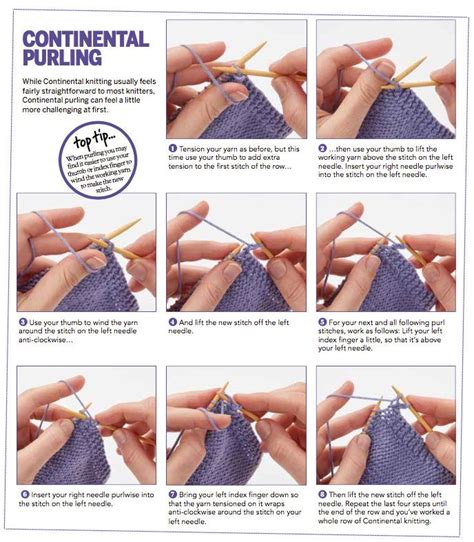 Learn how to knit Continental style | The Yarn Loop | Learn how to knit, Knitting, Knitting terms