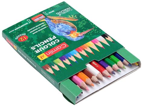 CAMLIN COLOUR PENCILS 12 SHADES BOX