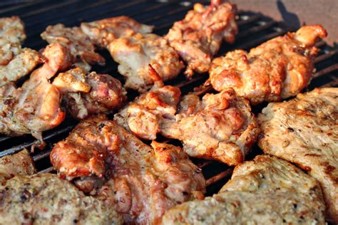 Free Images : dish, meal, bbq, meat, barbecue, pork, cuisine, chicken, grilling, grilled food ...