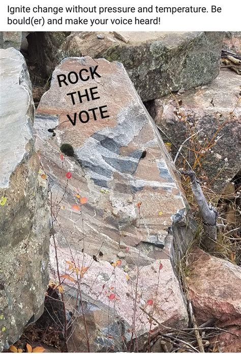 Geology voting puns you never knew you needed! : r/geology