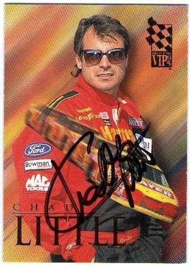 CHAD LITTLE 1995 Press Pass VIP Autograph Signature On Card Auto NASCAR BV$20 (X) | Heroes ...