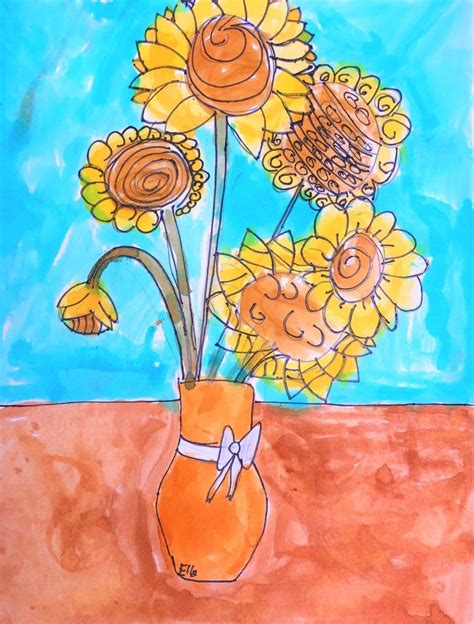 Van gogh sunflowers – Artofit