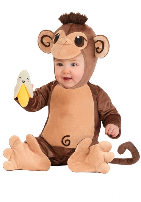 Fantasia de macaquinho para bebê - Monkey Baby Costume