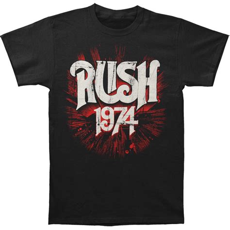 RUSH - Rush Men's Rush 74 T-shirt Black - Walmart.com - Walmart.com