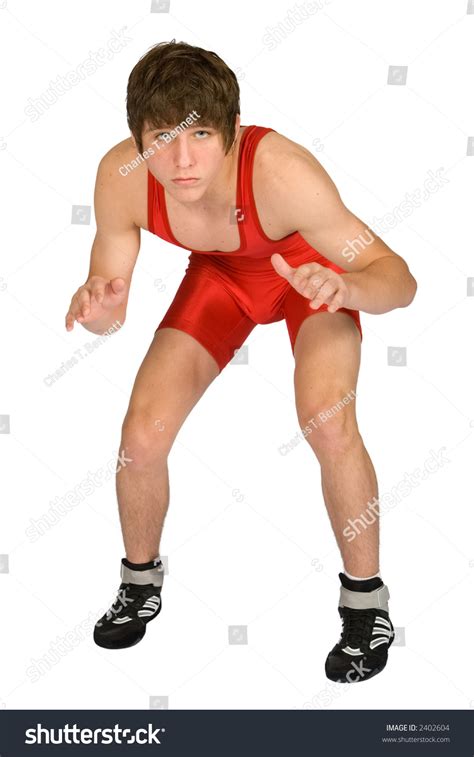 True Isolated High School Wrestler Wearing Stock Photo 2402604 ...