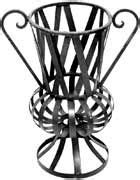 wire cage urn | Urns, Urns, Schroeder's rustic wrough iron urns, trellis, spirals, and ... | Urn ...