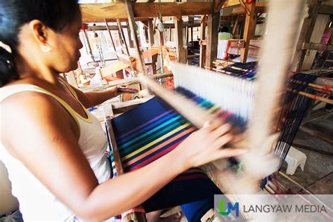 Photo essay: A look at abel loom weaving in Abra • LANGYAW