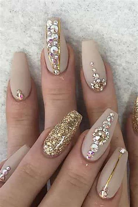 Gold Nail Polish Designs