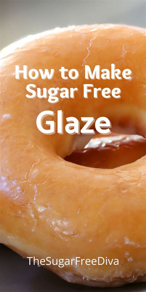 Sugar Free Glaze Recipe, Sugar Free Cookie Recipes, Sugar Free Frosting, Sugar Free Deserts ...