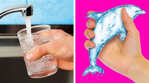 INCREDIBLE WATER TRICKS YOU CAN TRY AT HOME || Science Experiments by 5 ...