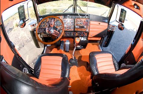 Custom Kenworth W900 Interior