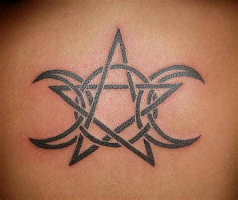 Image result for triple goddess symbol with pentagram tattoos | Tatuaggio wicca, Tatuaggi wiccan ...