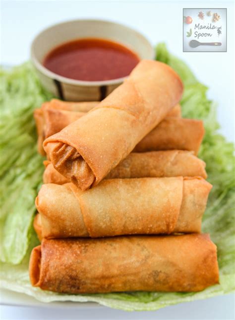 Lumpia (Filipino Vegetarian Spring Rolls) - Manila Spoon