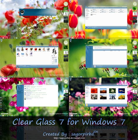 Clear Glass 7 for Windows 7 by sagorpirbd on DeviantArt