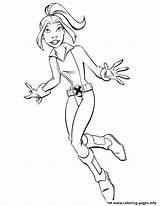 X Men Storm Coloring Page Printable sketch template