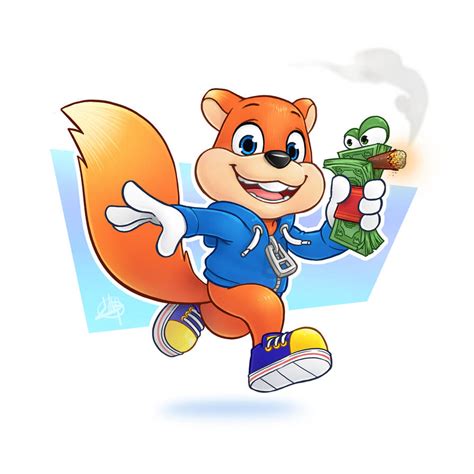 Day 10- Conker by LuigiL on DeviantArt