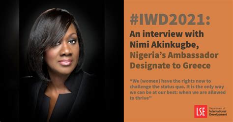 "#IWD2021: An interview with Nimi Akinkugbe, Nigeria's Ambassador ...