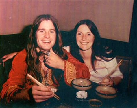 Ozzy Osbourne with his first wife Thelma Riley in the early 70s : r ...