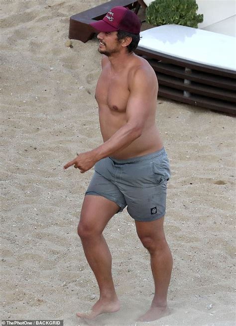 James Franco, 41, suns his shirtless dadbod during Mykonos holiday with ...