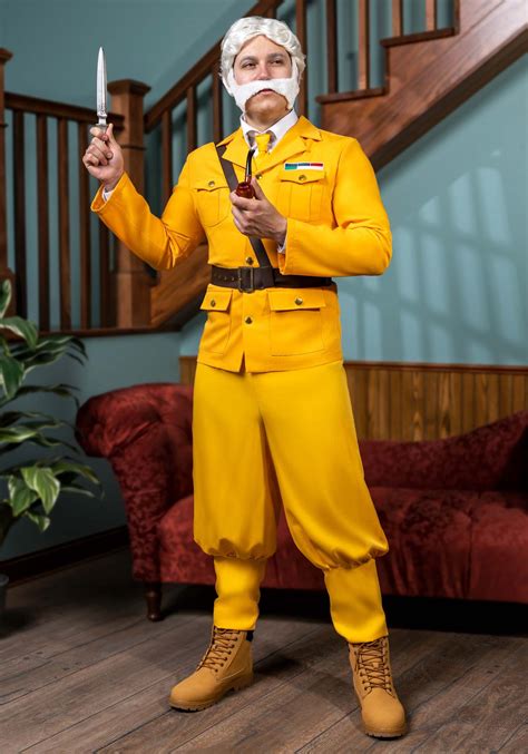 Colonel Mustard Clue Men's Costume | Board Game Costumes