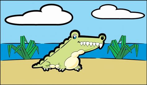 Cartoon Alligator Free Stock Photo - Public Domain Pictures