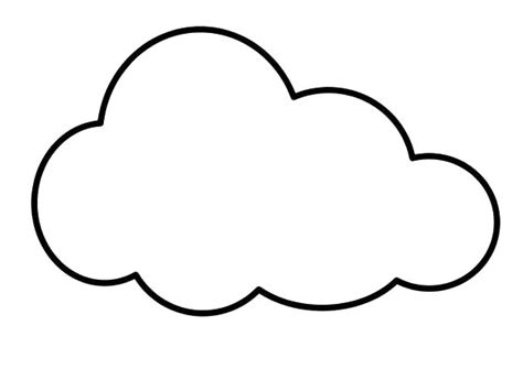 Free Printable Cloud Coloring Pages - IzabelleteWall