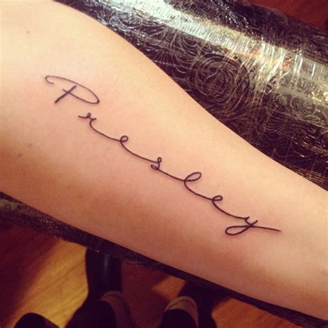 cursive name by Haley Gogue: TattooNOW