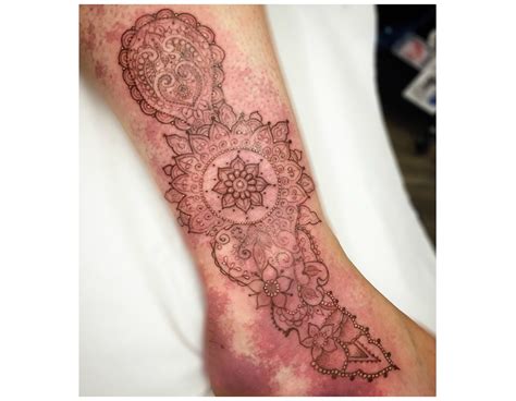 Celebrating Difference - Birthmarks + Tattoos | Beauty Dressed Lotus Tattoo, Flower Tattoo ...