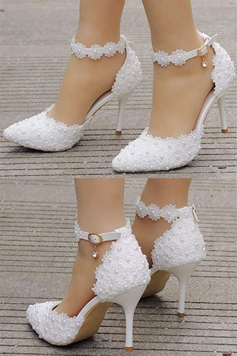 Wedding Shoes High Heels Bridal - jenniemarieweddings