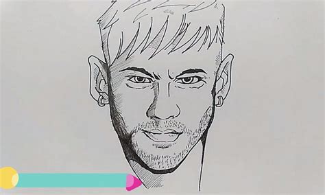 How to Draw Neymar | Easy drawings, Step by step drawing, Drawing ...