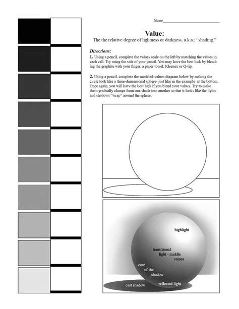 73 best VALUE SCALE shading images on Pinterest | Art elements, Art rooms and Drawing exercises