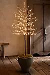 Pre-Lit LED Tree with Metal Base | AnthroLiving