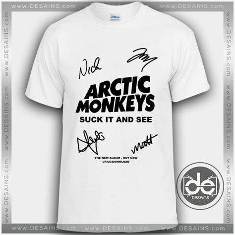 Buy Suck It and See Tshirt Arctic Monkeys Signature