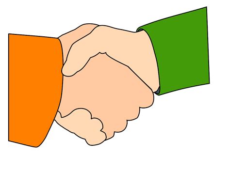 Shaking Hands Clip Art at Clker.com - vector clip art online, royalty free & public domain