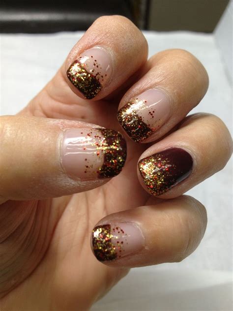 Fall Nails Ideas Autumn French Tips