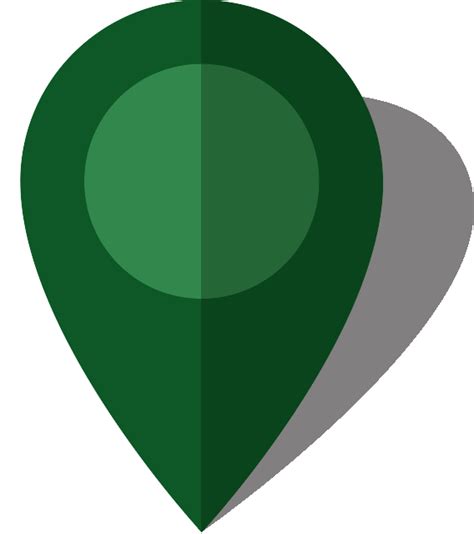 Simple location map pin icon6 dark green free vector data | SVG(VECTOR):Public Domain | ICON ...