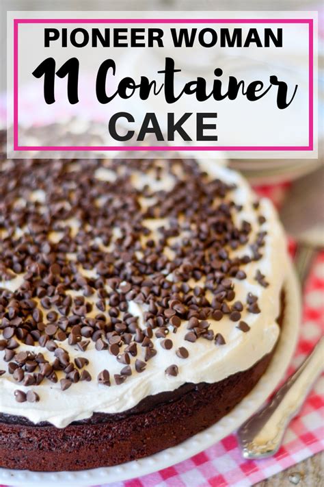 Pioneer Woman 11 Container Chocolate Cake | Recipe | Pioneer woman desserts, Ree drummond ...