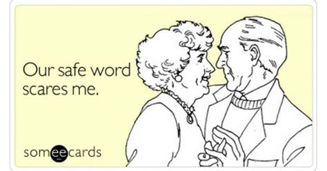 Our safe word scares me | Thinking Of You Ecard