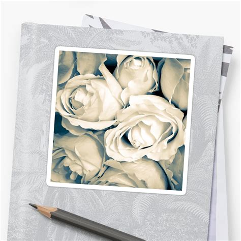 "Vintage Roses" Sticker by Jfortner2015 | Redbubble