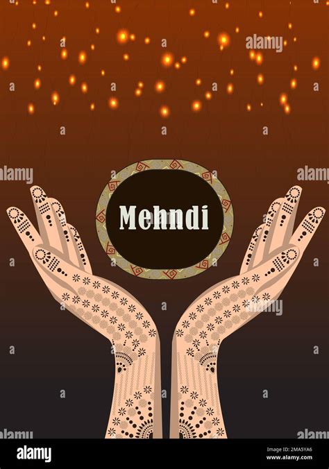 Floral Henna Mehndi Vector Hand Illustration Design, Henna Hands Vector, henna hands template ...