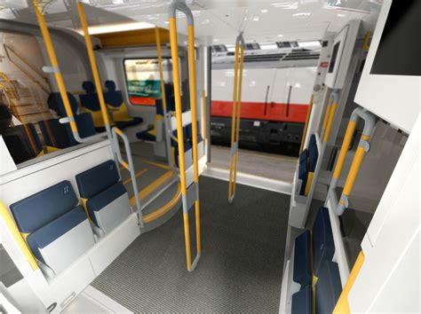 Train - Interior Rendering on Behance